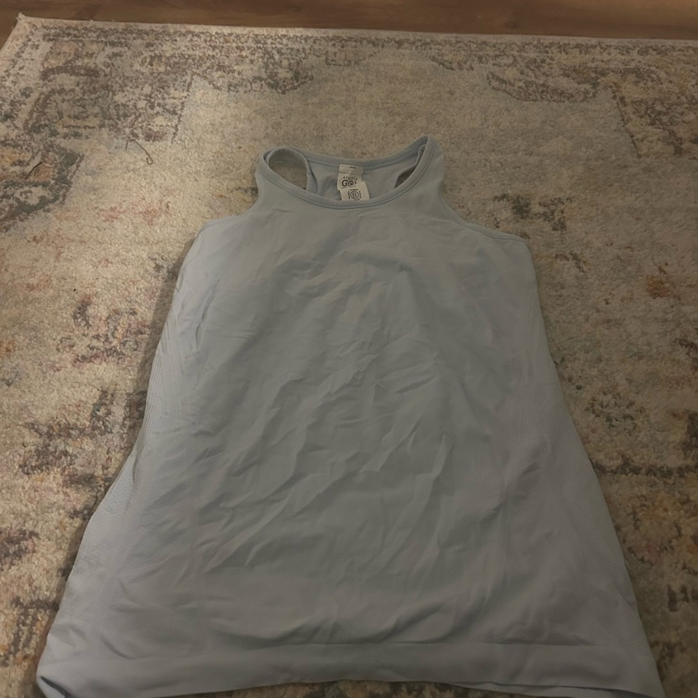 Light Blue athleta girl tank top